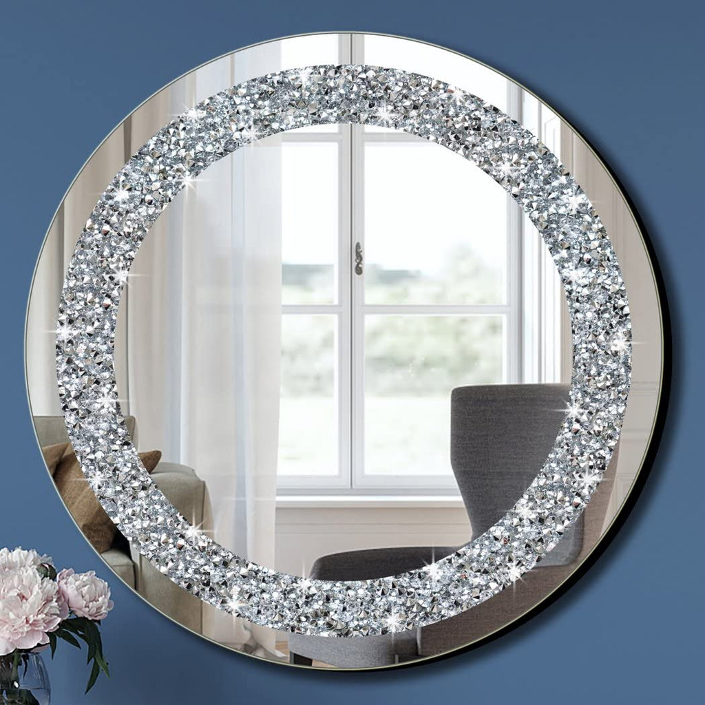 Round Luxe Glass Mirror — 20"
