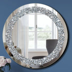Round Luxe Glass Mirror — 20"