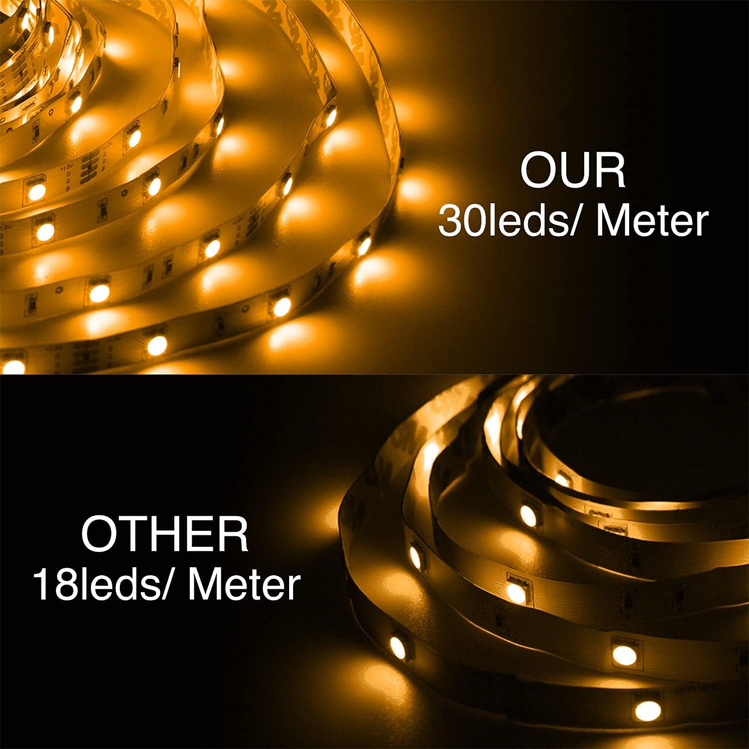 Color Changing Metal LED Strip Lights - View 6