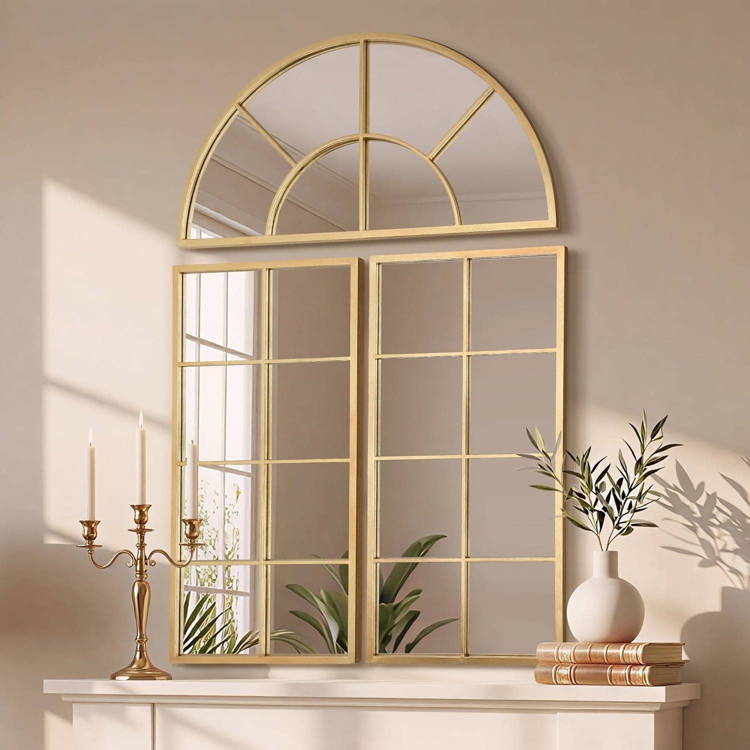 Luxe Black Wall Mirror — 40" - View 5