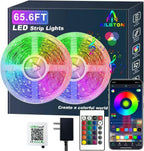 Color Changing Rattan LED Strip Lights — 65.6FT