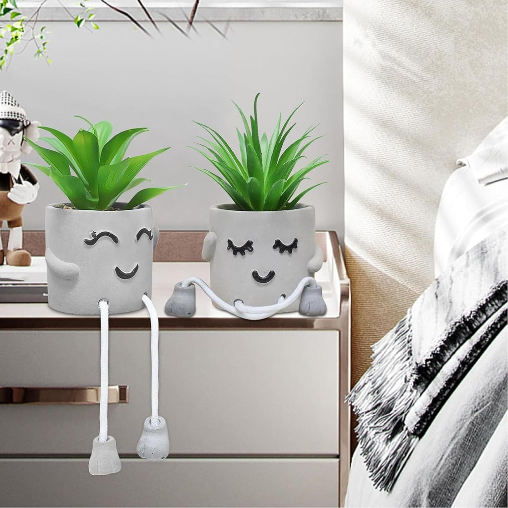 Stone Faux Succulent — Set of 2 - View 7