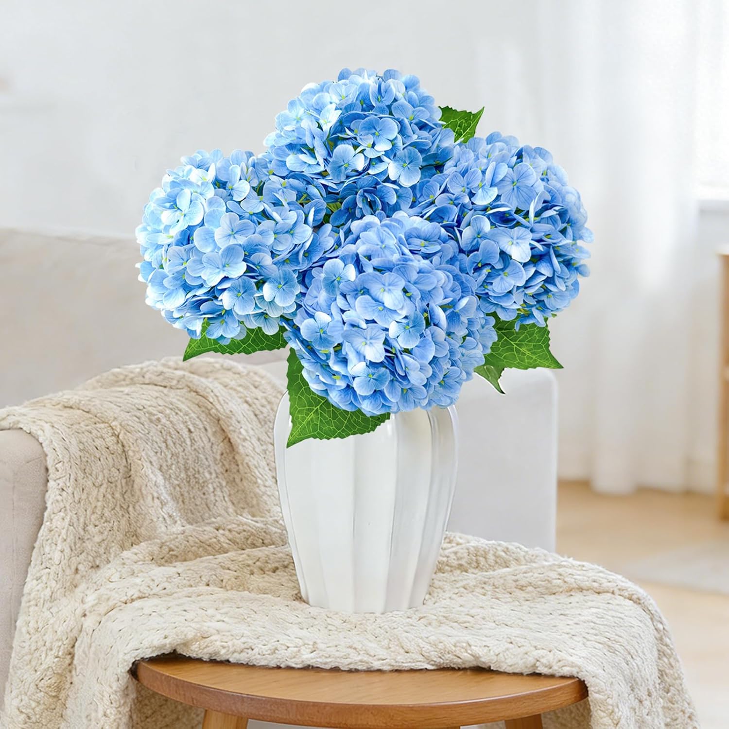 Blue Artificial Flowers — 21" - View 8