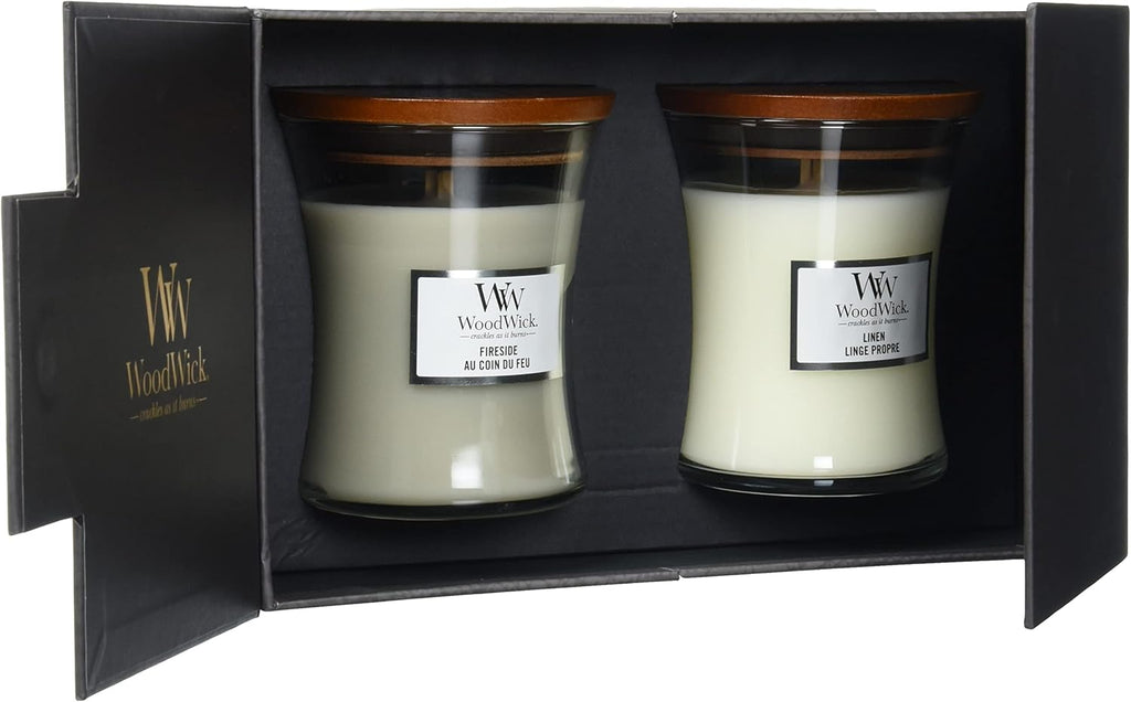 Linen Wood Scented Candle - View 4