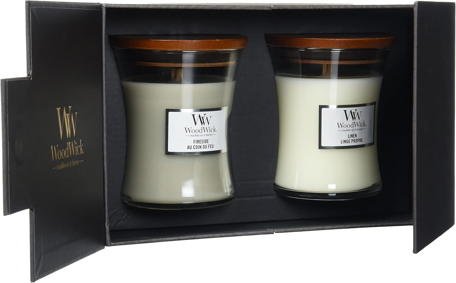 Linen Wood Scented Candle - View 4