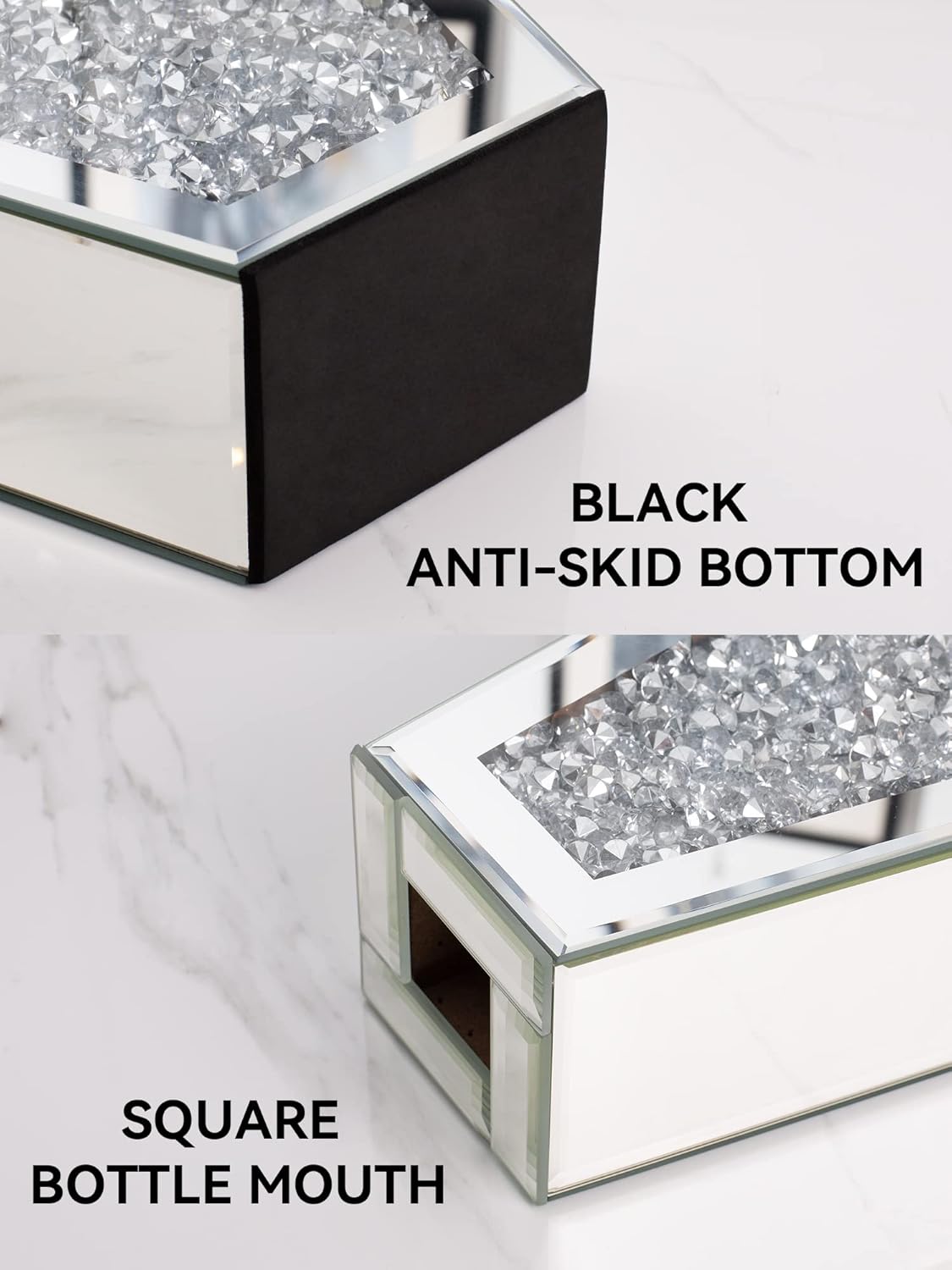 Luxe Glass Mirror — 12" - View 3