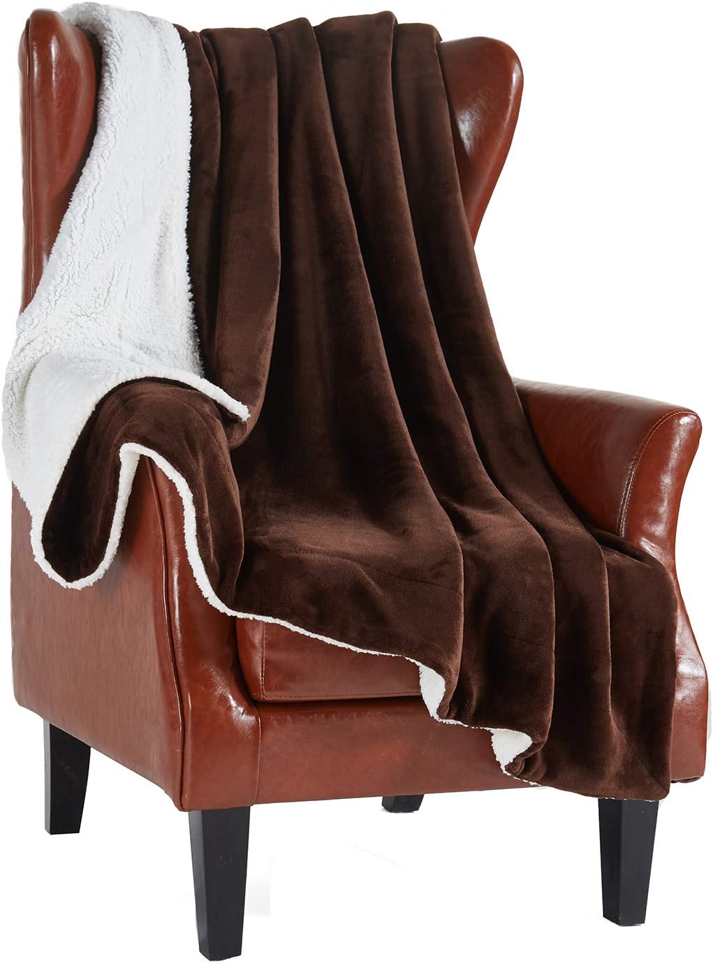 Beige Throw Pillow — 60" — Brown