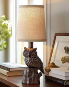 Farmhouse Brown Nightstand Lamp — 14.25" - View 6