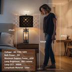USB Modern Metal Bedside Lamp — Set of 2 - View 5