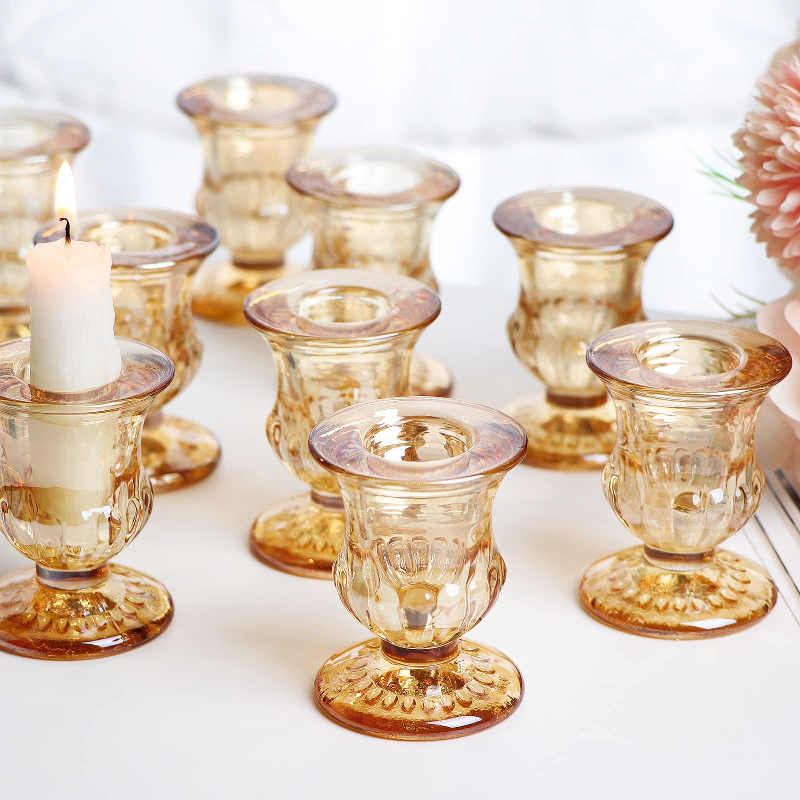Farmhouse Gold Candle — 2.5"