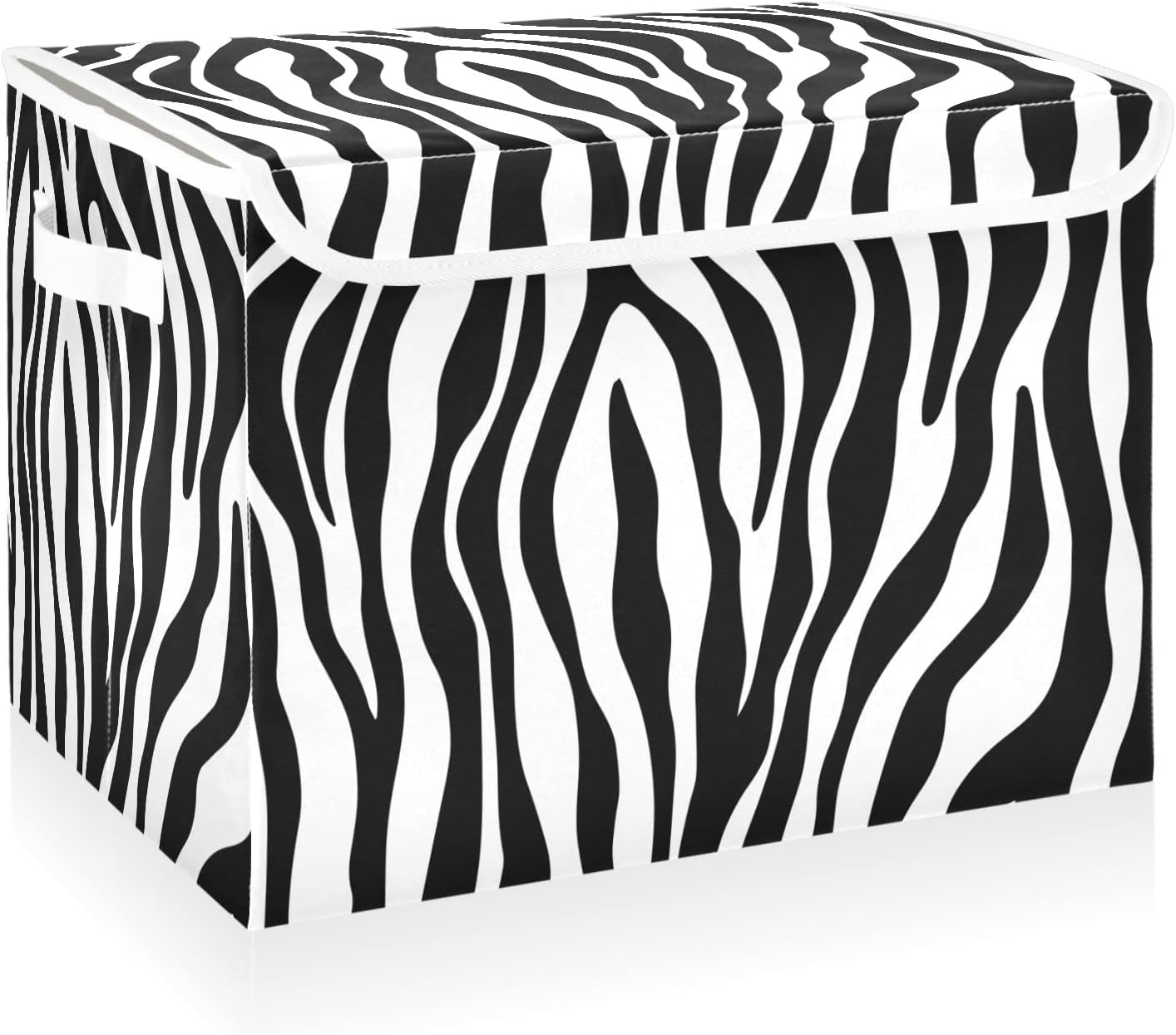 Black Storage Bin — Zebra Black