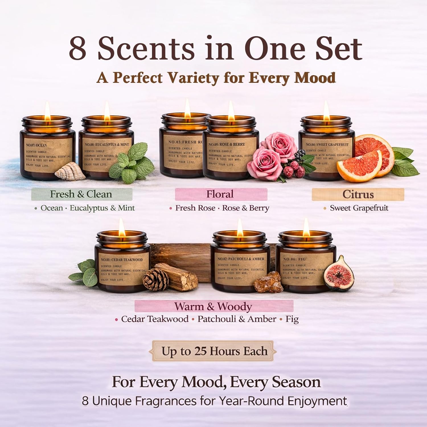 Soy Wax Wax Scented Candle - View 2