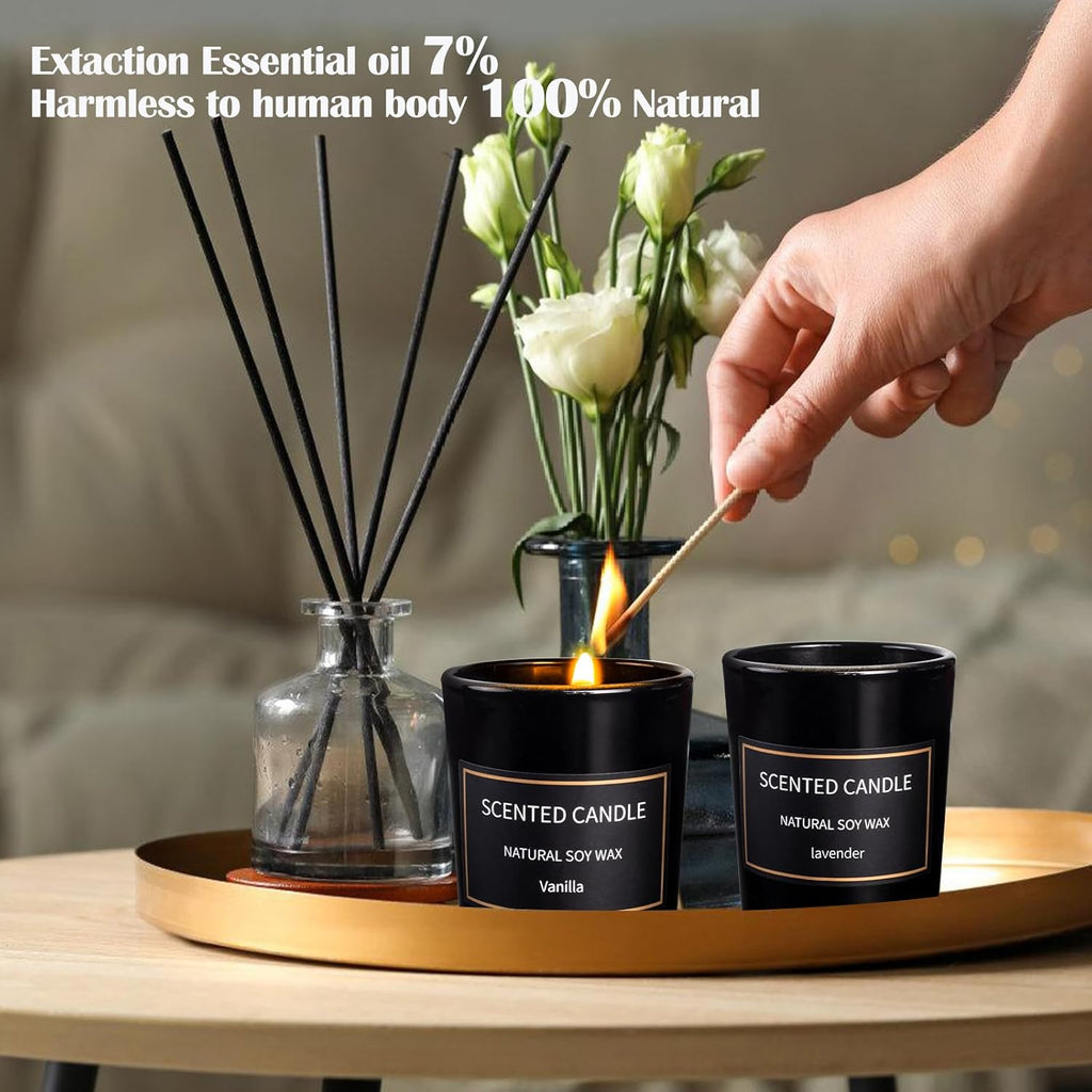 Scented Black Candle - View 8