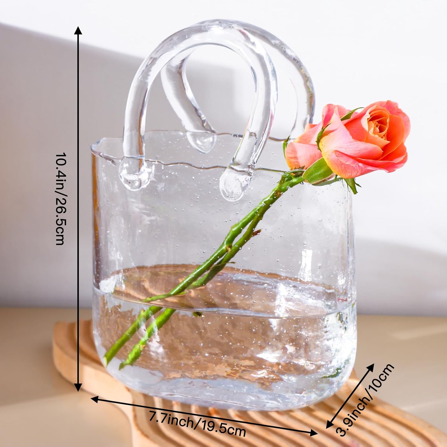 Glass Flower Vase - View 2