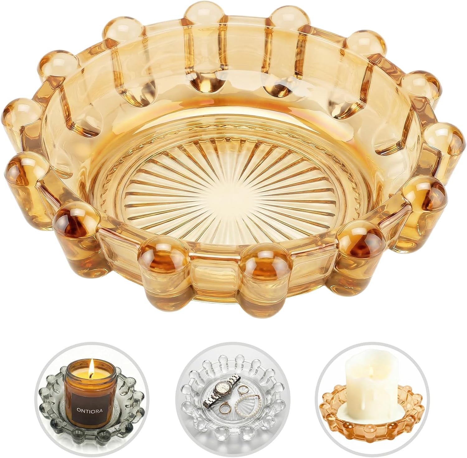 Luxe Gold Candle — Golden (Amber)