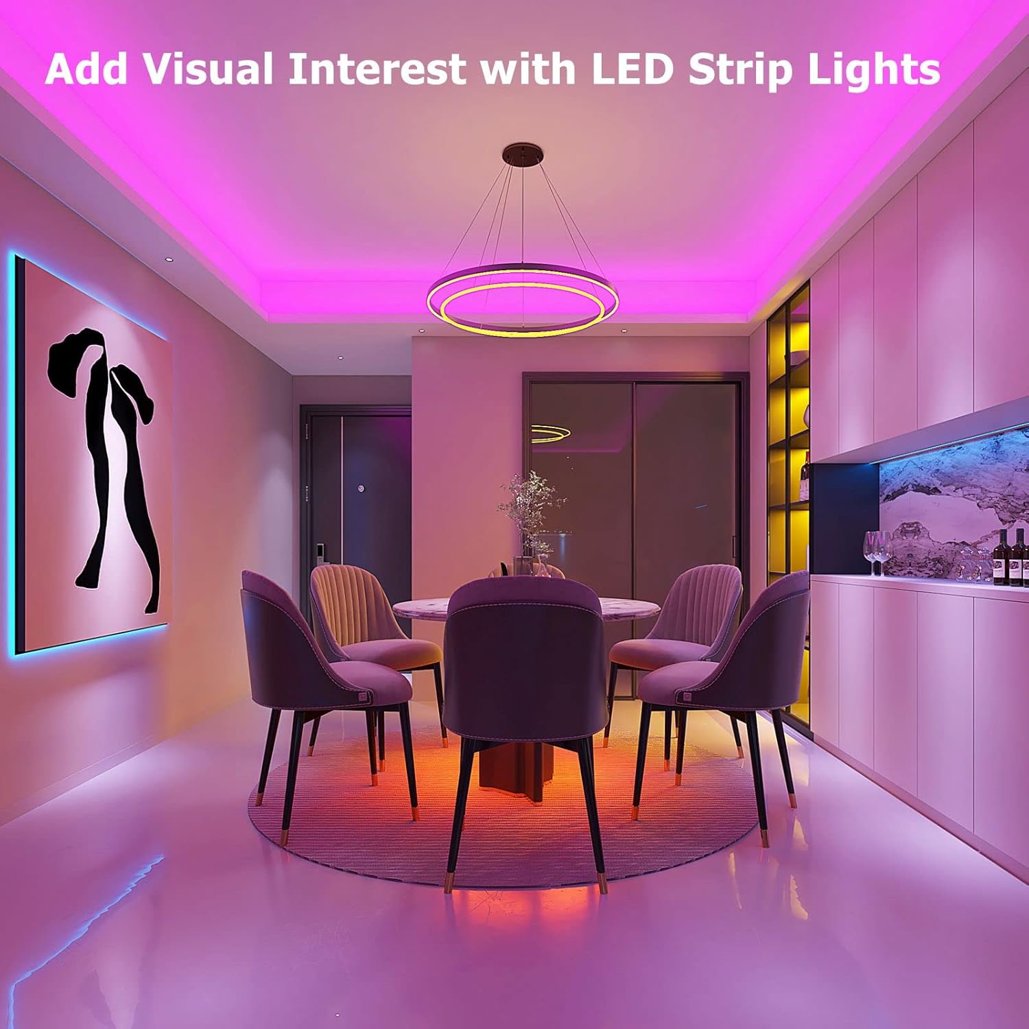 Smart Metal LED Strip Lights - View 4