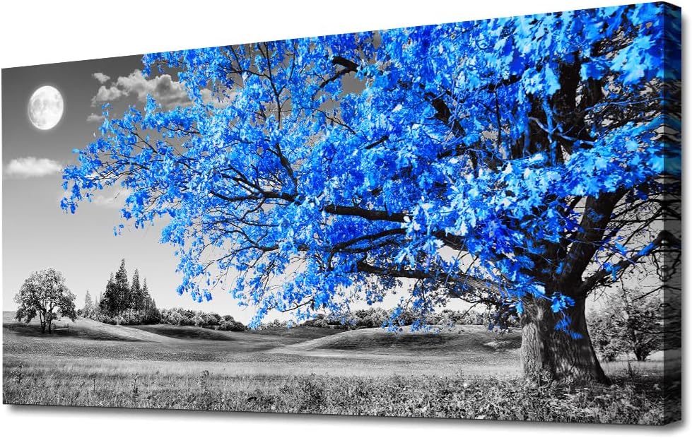 Vintage Farmhouse Blue Wall Decor — 40" — 48"L x 24"W