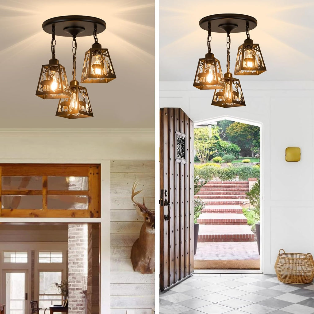 Farmhouse Metal Pendant Light - View 6