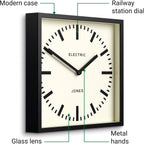 Black Wall Clock — 10" - View 6