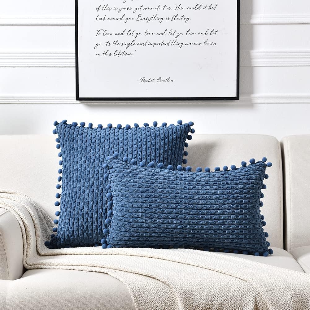 Boho Beige Throw Pillow Cover — 18" - View 7