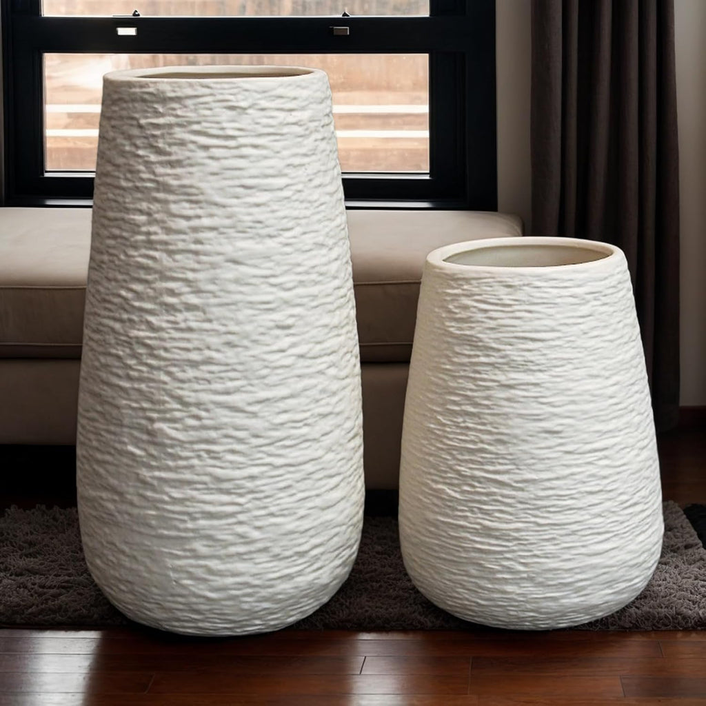 Modern Beige Flower Vase — Set of 2 - View 7