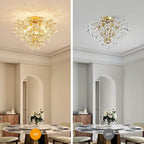 Luxe Black Chandelier — 5-Light - View 4