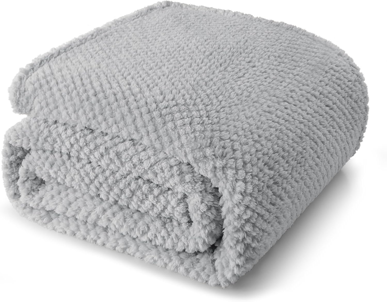Black Throw Pillow — 70" — Light Grey