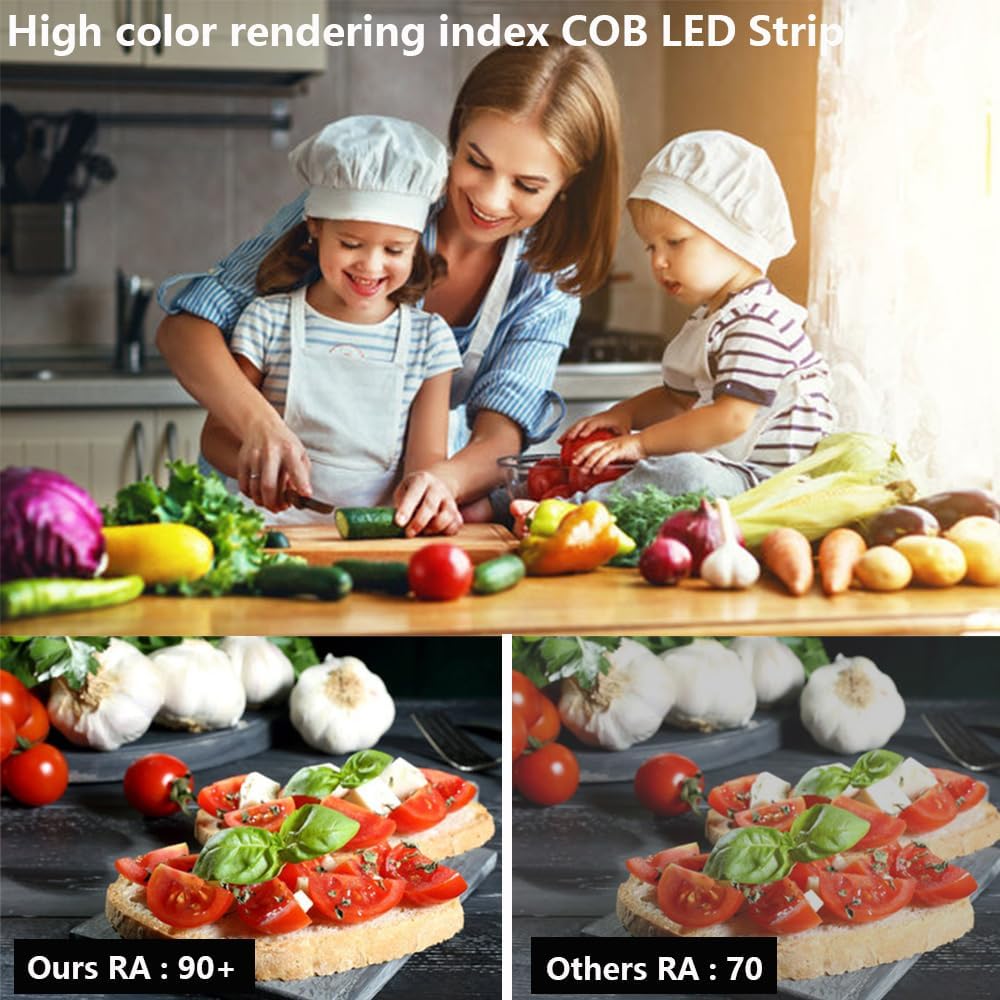 Beige LED Strip Lights - View 3