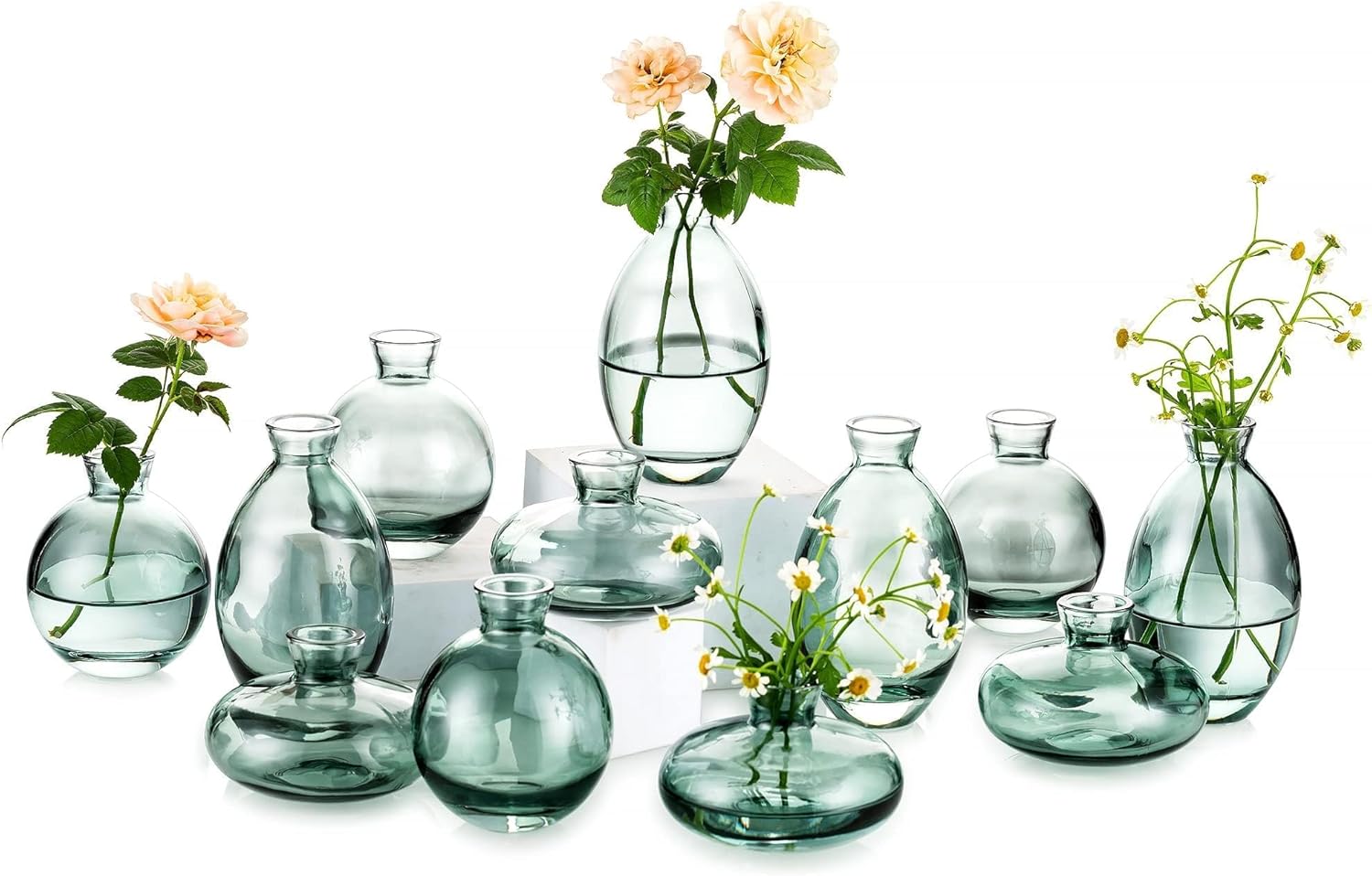 Vintage Modern Gold Vase — 4 Sets