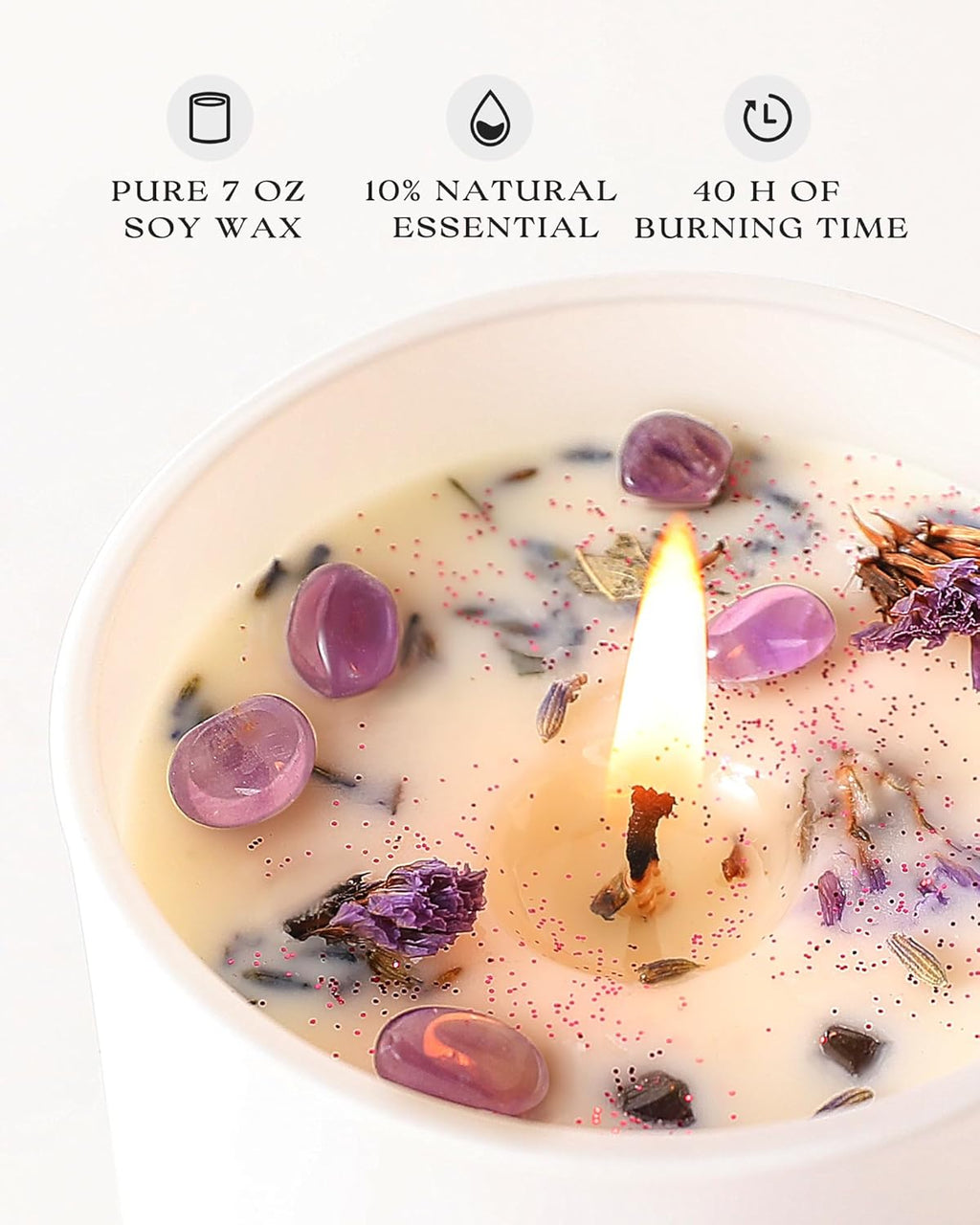 Soy Luxe Glass Scented Candle - View 2