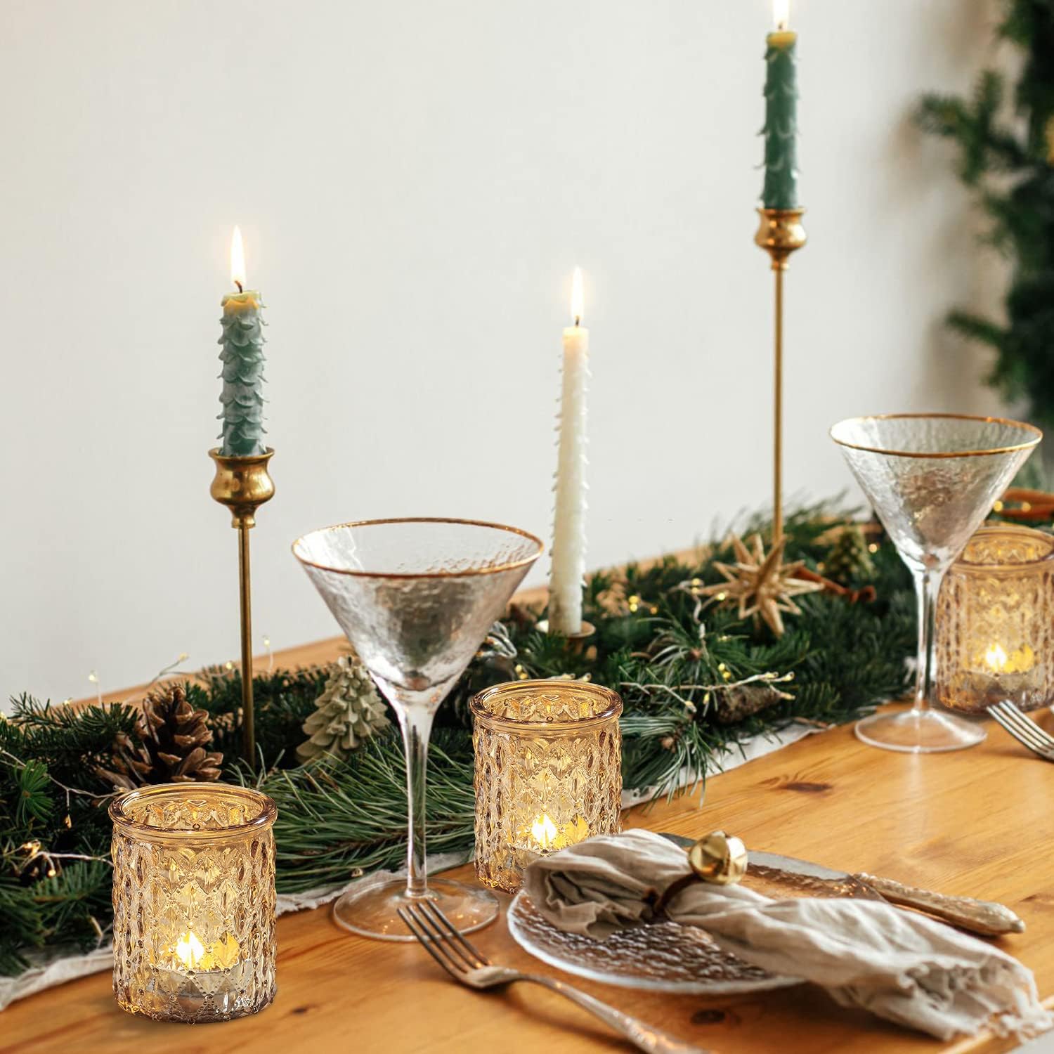 Luxe Blue Candle - View 6