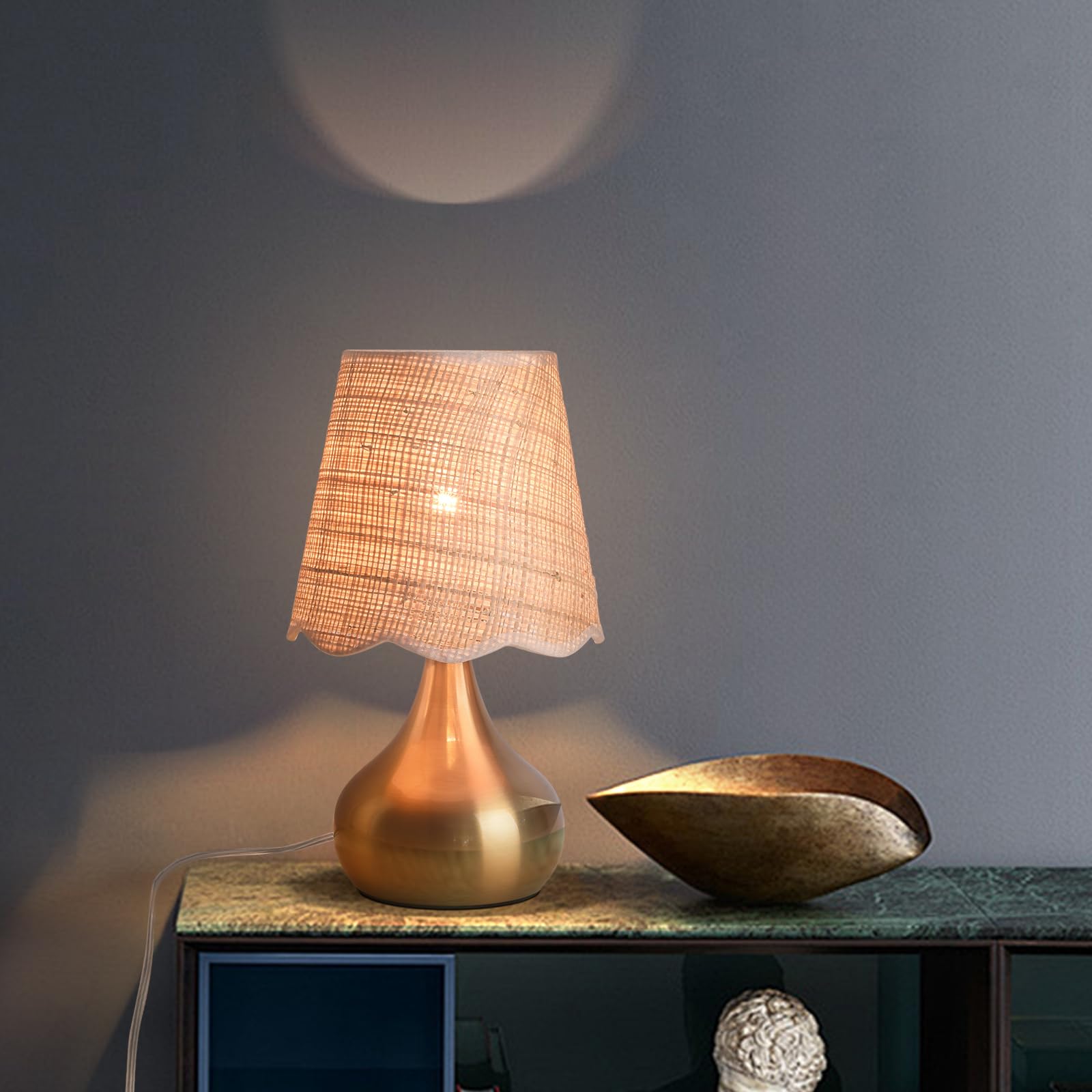 Boho Beige Table Lamp