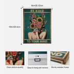Black Canvas Wall Art — 10" - View 2