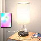 Dimmable Black Table Lamp — Black-White