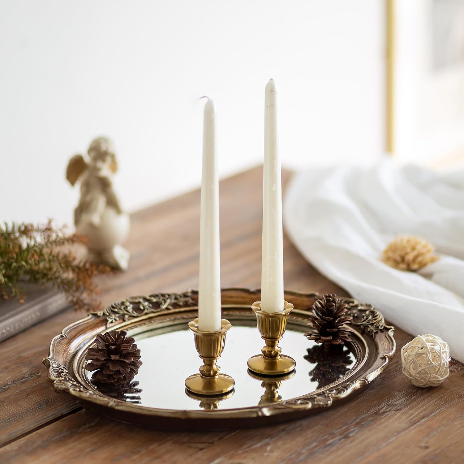 Vintage Luxe Gold Candle — Set of 2 - View 3