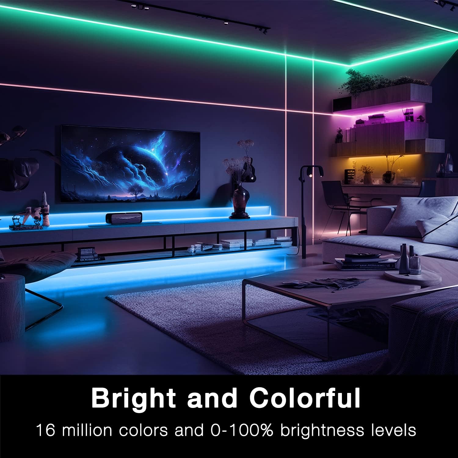 Smart Metal LED Strip Lights - View 3