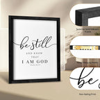 Framed Black Wall Decor — 11" - View 4