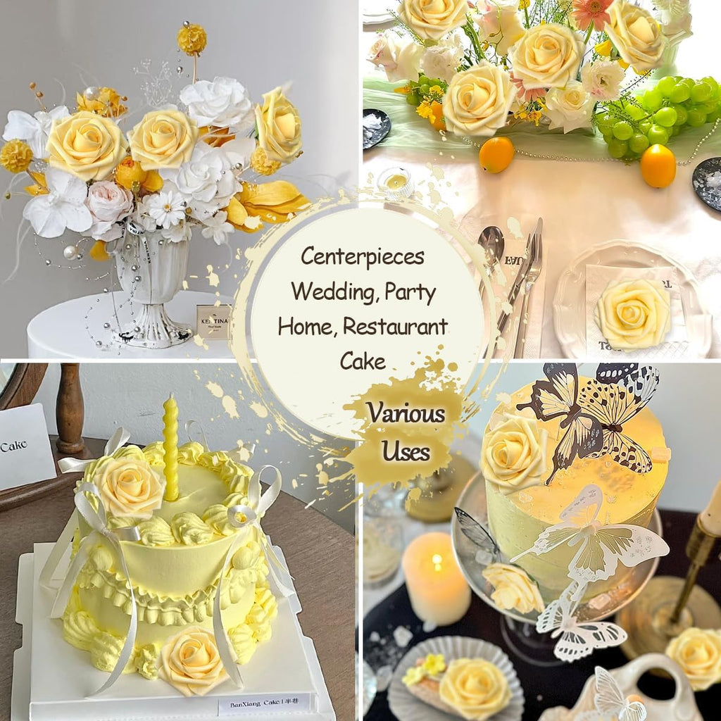 Beige Artificial Flowers - View 5