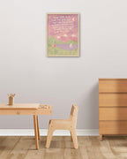 Blue Framed Wall Art — 16" - View 4