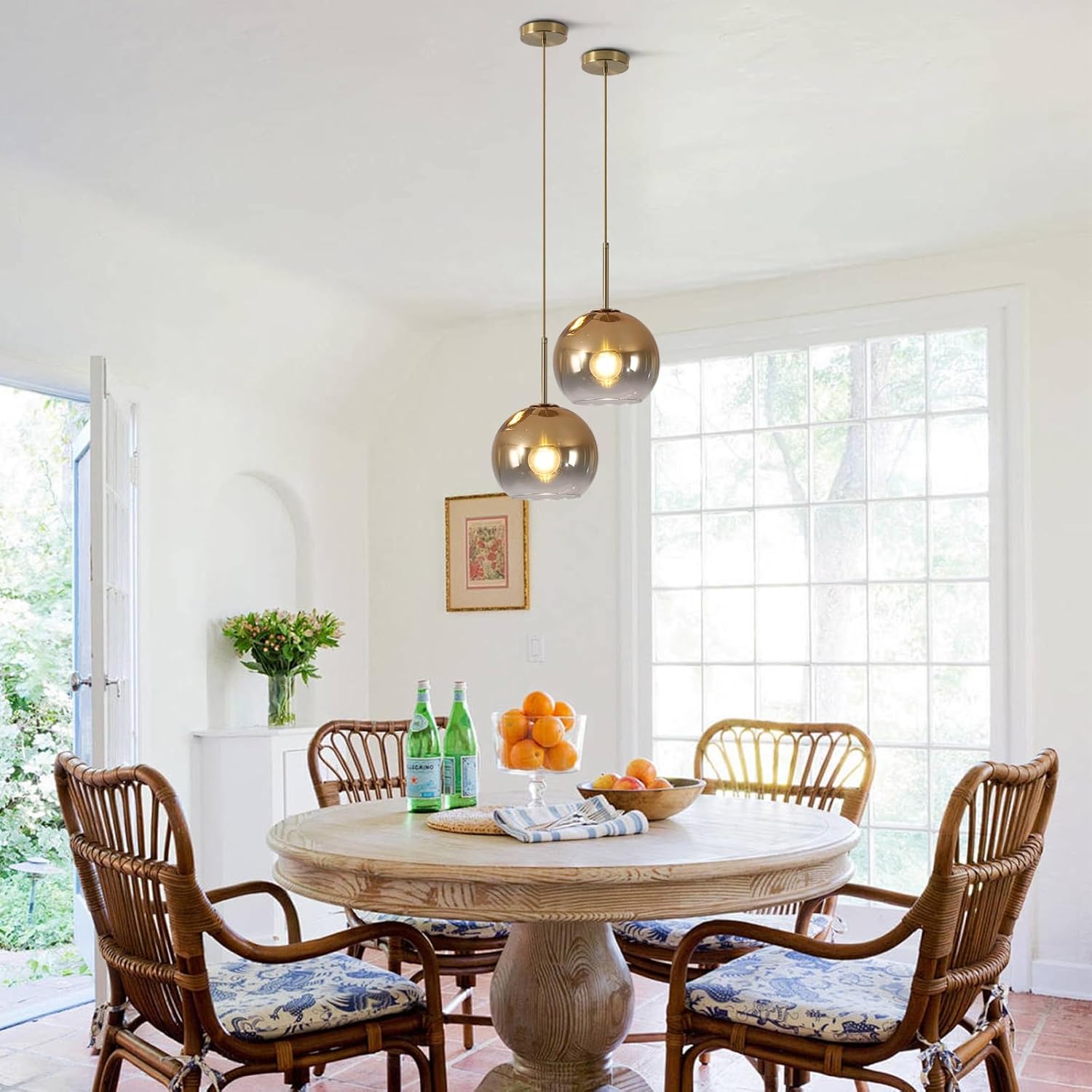 Luxe Gold Pendant Light — 1-Light - View 5