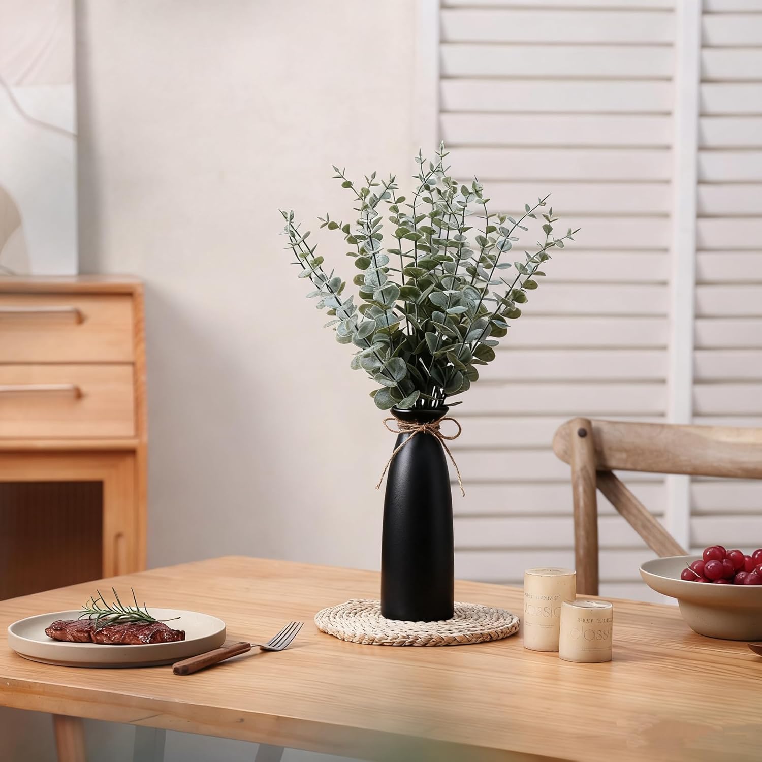 Farmhouse Black Faux Plant — 19" - View 4