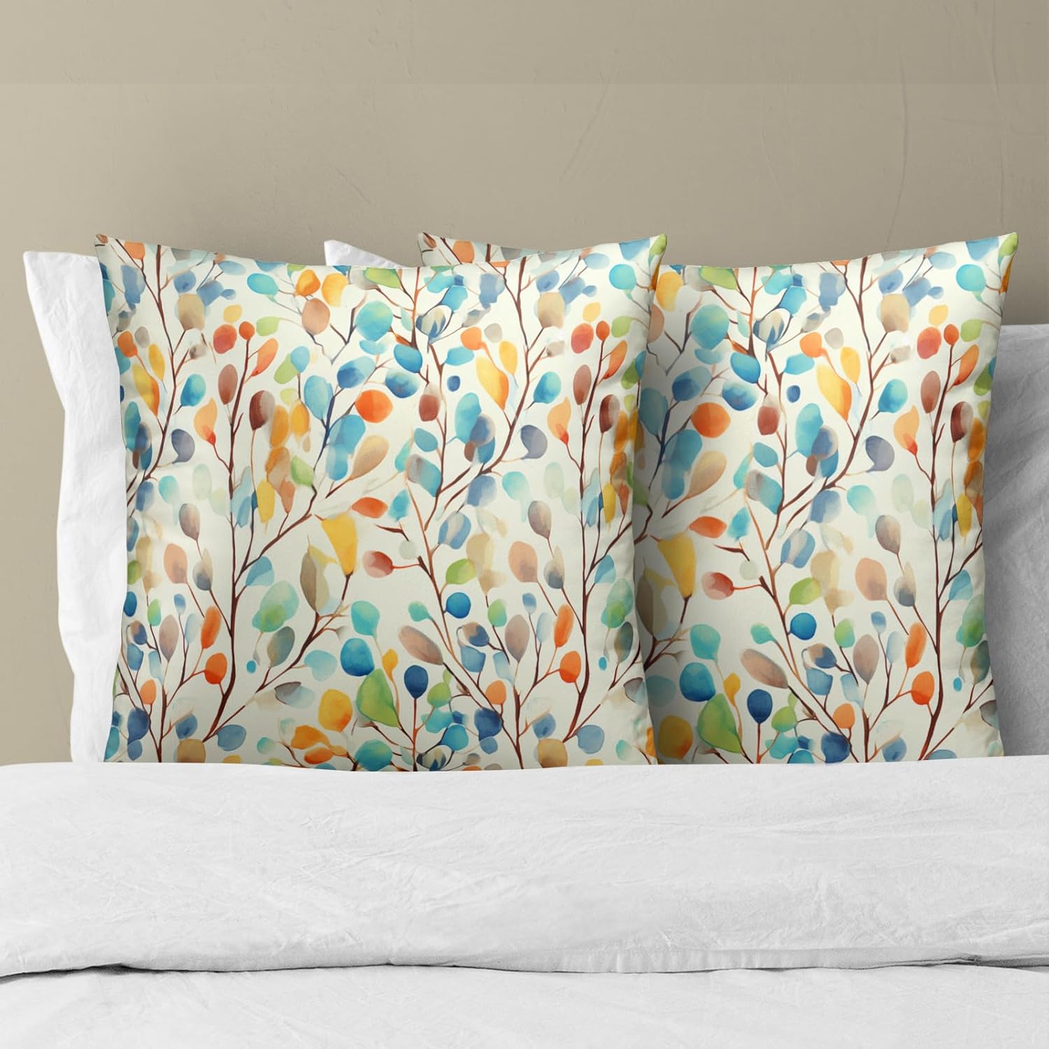 Boho Black Pillow Cover — 22" - View 3