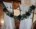 Velvet Luxe Black Artificial Flowers - View 3