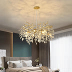 Round Luxe Black Chandelier — 10-Light - View 7