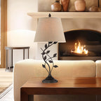 Farmhouse Fabric Table Lamp — 31" - View 7
