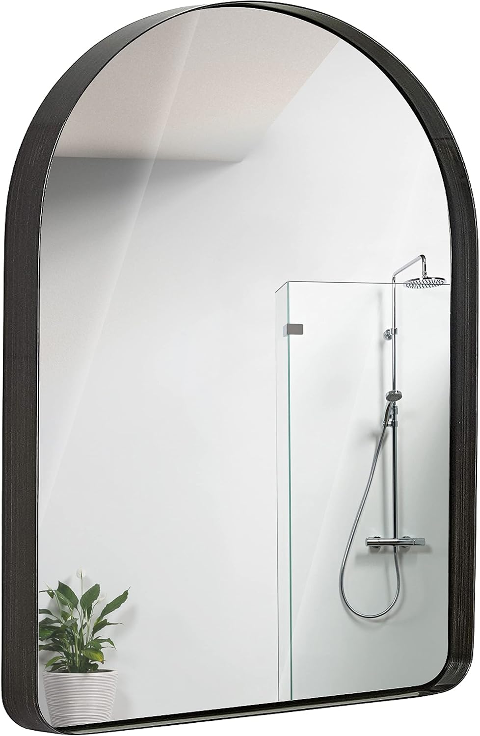 Rectangular Black Wall Mirror — 2" — 24"L x 2"W