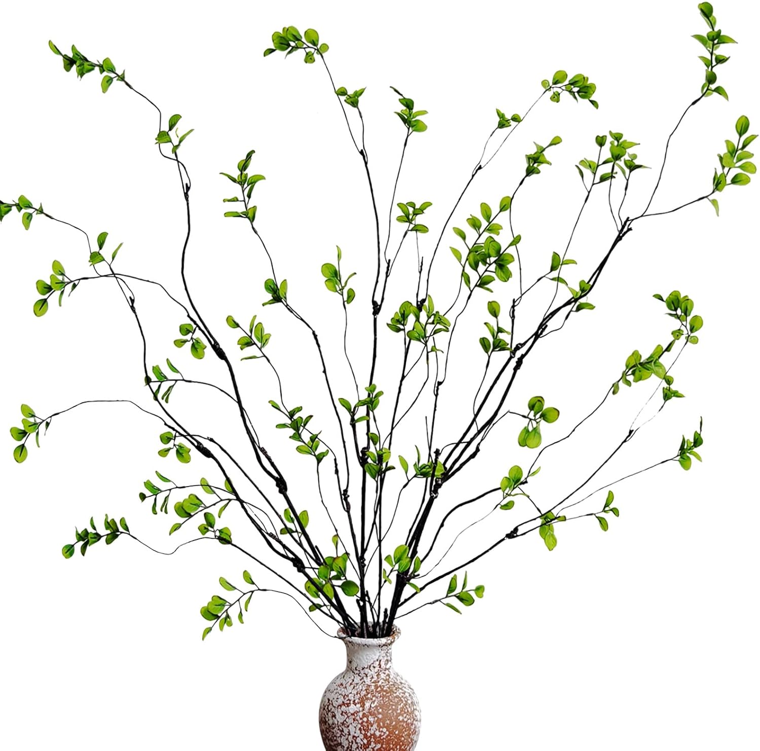 Green Artificial Plant — 2" — 6 Pcs