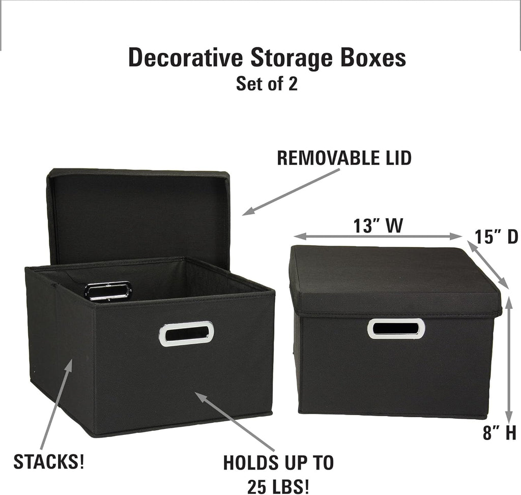 Black Storage Basket - View 3