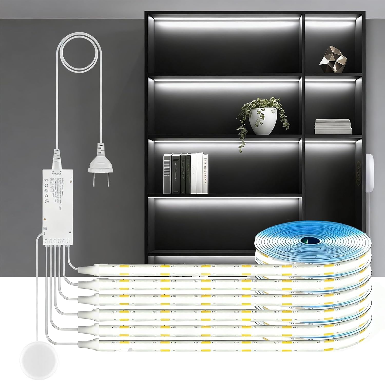 Dimmable Beige LED Strip Lights — White