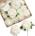 Beige Artificial Flowers — Wht-oatmeal Ivory